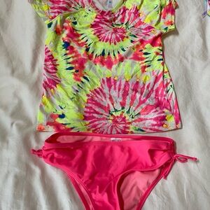 Limited too  Tie-Dye Kids Swim Set
